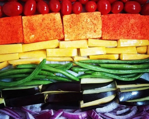 “Love is Love” Vegetable Platter