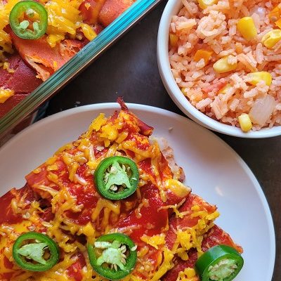 Homemade Vegan and Gluten Free Enchiladas