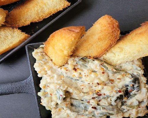 Corn and Poblano Pepper Dip