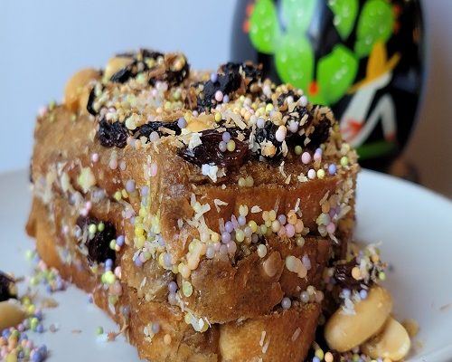 Mexican Traditional Vegan Bread Pudding