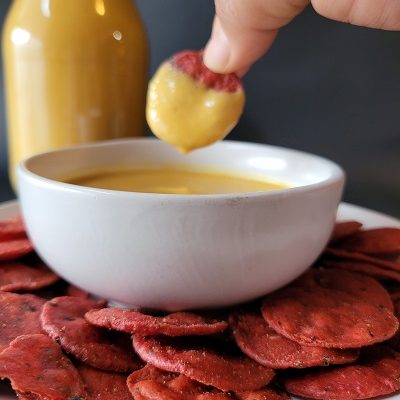 Smokey, Oil-Free, Nut-Free Nacho Cheese Made Vegan