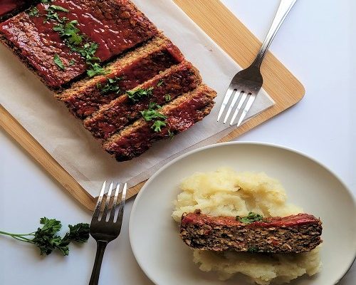 Vegan, Gluten-Free, and Oil-Free Red Kidney Bean Loaf