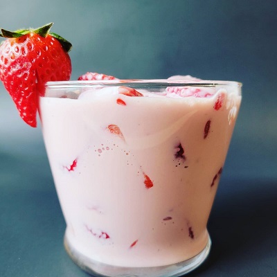 Mexican Vegan Strawberries and Cream