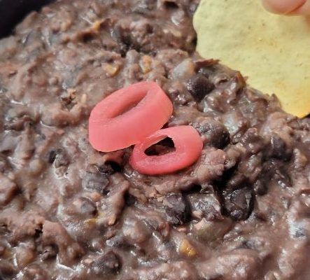 Vegan Yucatan Style Refried Black Beans